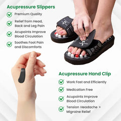 Acupressure Foot Massager Slippers | Pain Relief, Stress Relief